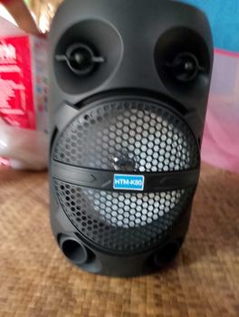 Product Review of 8.5 inches home Karaoke Portable Wireless Karaoke Bluetooth Speaker with FREE MIC from M**y L** ** 3
