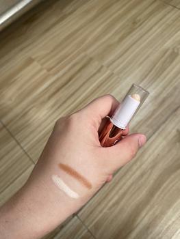 Product Review of O.TWO.O Glowing Color Shaping Light and Shadow Double-ended Repair Stick Stereo Highlight Concealer Bronzer Makeup Beige Contour Dark Brown Cosmetic Multicolor from r**h ** 1