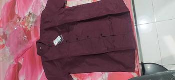 Product Review of PAKET 2 PCS KEMEJA PRIA POLOS LENGAN PENDEK SLIMFIT KATUN PREMIUM from D**h 2