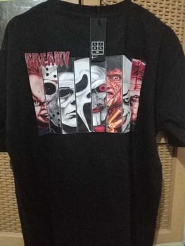 Product Review of Freaky Tshirt Kaos Jumpscare Black / White Tees Katun from k**r 0