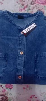 Product Review of Setcel - A03 SYEHAL COLLECTION- Oneset / Setcel Kemeja Wanita Full Jeans - Setelan Pakaian Wanita Denim Baju Panjang from R**a Q**a 0