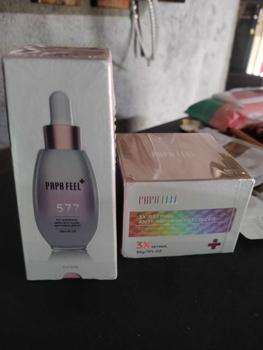 Product Review of PAPA FEEL [RADIANT SMOOTH SKIN 2PCS] 577 VC Niacinamide Arbutin Dark Spot Wrinkles Serum 3X Retinol Firming Moisturizer Fade Fine Lines Blemishes from z**p 0