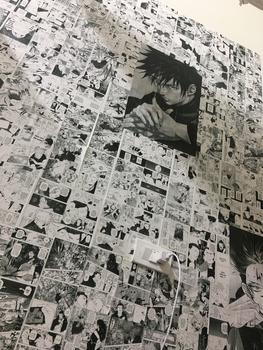 Product Review of Bộ 300 tờ tranh dán tường anime manga Decor Phòng Decal Hình Dán Trang Trí poster anime mangawall Phòng Khách, xmas mut from ** 0