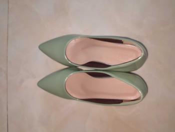 Product Review of Giày Cao Gót Nữ MŨI trơn Giày búp bê mũi nhọn nữ tính cao 5p và 7p - size 35 - size 40 mã Cotron Shoes from H**0 0