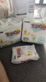 Product Review of (TẶNG 100 MIẾNG LÓT THẤM SỮA) 1 BỊCH Tã Bỉm Topgiakids pH<7 an toàn cho da bé, mềm mại, mỏng nhẹ, chống tràn tối đa tặng 100 miếng lót thấm sữa và kèm 2 miếng dùng thử (TDN) from B** V** 0