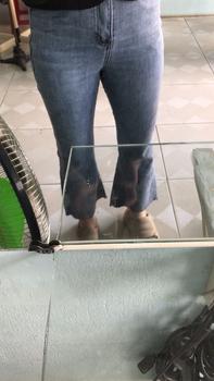 Product Review of (LOE9TAC11) Quần Jean Nữ Dáng Loe 9 Tấc (92cm) Dành Cho Nàng m50 Pants Denim Women Có Túi from L** P**m 2