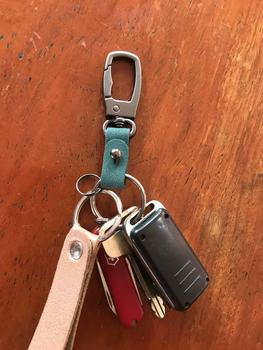Product Review of Handmade Leather Keyring DIY Car Keychain High Quality Charms Keychain Accessories Car key Chain Men's Waist Padlock Key Ring from R**u 1