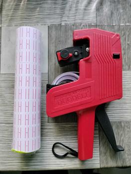 Product Review of 1pcs 8 digit price tag gun + 1 roll of price paper (for ink roll paper lab from j**r 2