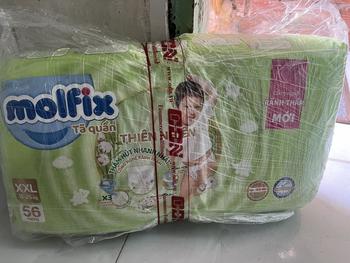Product Review of [Bao bì thay đổi theo từng đợt nhập hàng] M34 - [BAO BÌ MỚI] - Tã quần Molfix Thiên nhiên Ultra - Bịch Lẻ Cho Bé from Ú** T**n 0