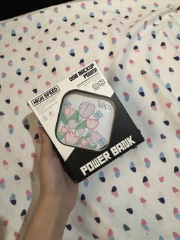 Product Review of Tulip flowers Beautiful and refreshing Macaron Candy Powerbank c313 high speed 10000mah light weight Trend front universal mobile phone Fully compa from c**6 3