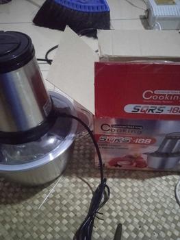 Product Review of DS-Chopper Blender daging penggiling Meat Blender Elektrik Stainless Steel Chopper Grinder Penggiling 2L from S**i 0