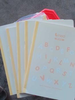 Product Review of Vở kẻ ngang Lined KLONG B5 80 trang 58GSM MS 815 Sổ may gáy kẻ ngang giấy trắng bìa alphabet cute from x**3 1