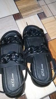 Product Review of Sandal Gunung Karet kekinian Motif Rantai Wanita Anti Slip Jelly Sendal from A** j**🩵 0