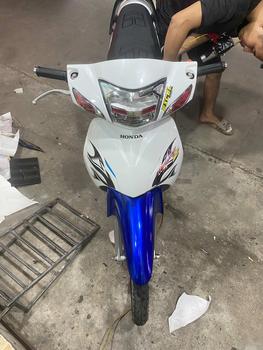 Product Review of Nhãn dán tem rời xe wave 110 lửa xanh trắng xám in keo trong+ chất liệu decal 3 lớp from N**g V** D**g 0
