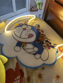 Product Review of Tranh Tráng Gương Meka In Hình Doremon Có Gắn Đèn Led Trang Trí Nhà Cửa from 🇻**g L**🪭 1