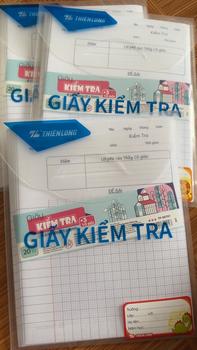 Product Review of (1 Xấp) Giấy kiểm tra Thiên Long TP-GKT07 4 ôly vuông 2x2 from 🐯**🇳 1
