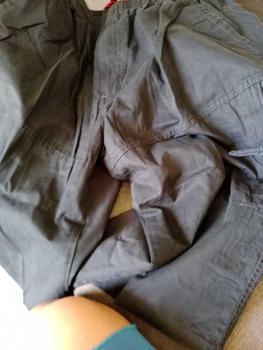 Product Review of กางเกงขาสั้นยางยืดหลายกระเป๋าล่าสุด Cotton from H**p 1