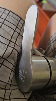 Product Review of Vòi nước bồn rửa bát nóng lạnh gắn tường cần mềm inox sus 304 - nhiều chế độ rửa tiết kiệm nước kèm đôi chân nóng lạnh from Q** N**n 0