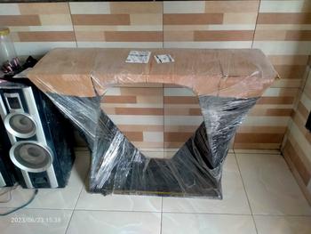 Product Review of MEJA CONSUL MINIMALIS MODERN / MEJA CONSOL MINIMALIS GOLD NG-001 besi table Furniture furniture ruang tamu/meja tamu aesthetic/meja untuk hiasan ruang tamu from C**l A**i 0