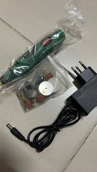 Product Review of Máy khoan điện mini cầm tay DIY , Máy khoan điện có dây cắm điện loại nhỏ 3.6V, kèm cưỡi cưa HSS dùng để mài và đánh bóng trang sức, cắt gỗ và thủy tinh [hàng có sẵn] Yêu cầu kiểu plug-in và có dây from N**a P**n 1