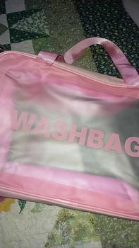 Product Review of SUPAMO Waterproof TPU Cosmetic Bag Makeup bag Transparent Storage Bath Bag Hand Printed Portable Wash Bag Cosmetic Bag Makeup bag Beg Makeup Travel Transparent Toiletries Bag Wash from .**. 0