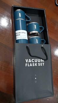 Product Review of [พร้อมส่ง] กระติกน้ำเก็บอุณหภูมิ เซ็ทกระติกน้ำ กระบอกน้ำเก็บความร้อนเย็น กระติกน้ำสแตนเลส กระติกน้ำเก็บอุณหภูมิ 500 ml from โ**ิ ห**น 0