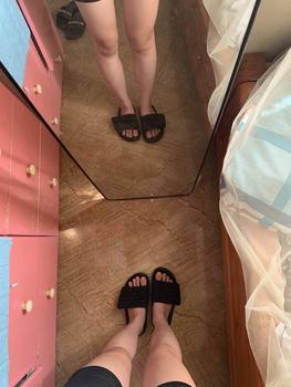 Product Review of Dép Dán Quai Vải Phong Cách Thời Trang DéP GiàY DéP GiàY Nữ Sandal Nữ Sandal Shoes Jean dép  cross from t**🤍 2