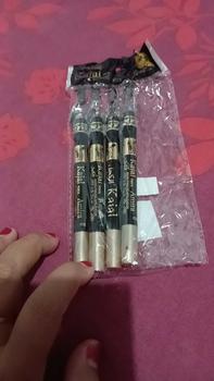 Product Review of Celak Kajal Pensil WATERPROOF Warna Hitam Celak PINSIL Mata Arab KOHL ada Serutan Eyeliner Kosmetik Dubai from w**😊 0