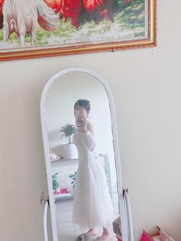 Product Review of SÒ VINTAGE - LUCIE đầm ren phối lưới tay dài, cổ sơ mi from J**a 0