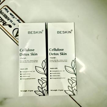 Product Review of TẨY TẾ BÀO CHẾT CƠ HỌC CHO DA MẶT "CELLULOSE DETOX SKIN" - Thương Hiệu: Beskin - Trọng Lượng: 25g, 55g Nữ Skincare Women Cho Bé Làm Đẹp Da Tea from R** 1