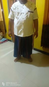 Product Review of Baju Koko Pria Bordir Lengan Pendek Ukuran Jumbo 3XL 4XL 5XL 6XL 7XL from N**1 0