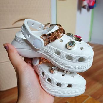Product Review of Bae Clog crols For Kids Inspired Thick sole with chain Accesories Toddler Comfortable Breathable Soft from U**y M**h 0