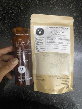 Product Review of COMBO BỘT TẮM - SỮA Ủ WAKEUP BODY SET DƯỠNG DA from b**0 0