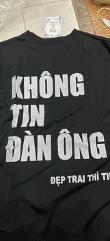 Product Review of Áo Phông Unisex (KHÔNG TIN ĐÀN ÔNG/ĐÀN BÀ) Hình In Nhũ Kim Tuyến - Chất Poly Mịn Form Rộng Thụng Siêu Hot Hit 2024 aothun  basic from N**m 0