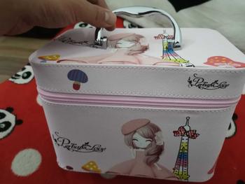 Product Review of BEU051 กระเป๋าเครื่องสำอาง มี 3 sizeให้เลือก วัสดุผ้า PUกันน้ำ มีหูหิ้วซิปอย่างดีกล่องเก็บเครื่องสำอางกันน้ำ กระเป๋าเดินทาง from 🍒**💞 3