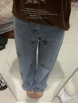 Product Review of Quần Jeans Xuông Đính Đá Dài 99-102cm và Nấm Lùn 90-93cm Mới 2025 - Tỏa Sáng Như 1 Vì Tinh Tú from L** T** V** A**👽 1