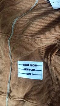 Product Review of Áo Khóac Nhung Gân Sọc Tay Logo Vuông Form Lửng from h**a 0