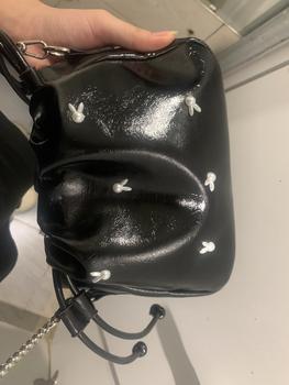 Product Review of Túi đeo chéo nữ GENBAG túi đeo vai phối dây xích đi tiệc đi chơi sang chảnh thời trang TX04 Kem Da from D**g 1