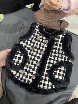Product Review of Áo khoác gile kẻ dạ lót lông hàng chuẩn qc l1 cho bé Voi from 𝓝**🎀 0