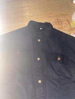 Product Review of Áo Khoác Jeans Màu Đen Xanh Nhạt Trơn Dành Cho Nữ Và Nam JEAGOVN Menswear Tay Dài detroit  jacket Nhung from T** m** s**p 2