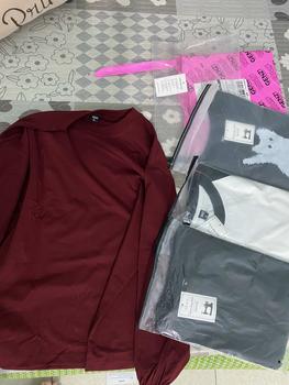 Product Review of ÁO THUN TAY DÀI NỮ PHONG CÁCH UZZANG DỄ THƯƠNG FREESIZE 70 KG TD240901 Women Top Cổ Tròn Nhung Voan from K**n 2