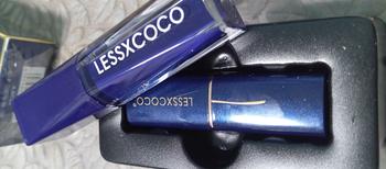 Product Review of (2 สาขา)ซื้อ 1 แถม 1 ลิปสติกสีน้ำเงิน, Lessxcoco, 3.5g / ลิปกลอส 3.8g, ลิปสติกสีน้ำเงินเปลี่ยนสีที่ไม่เหมือนใครเคล็ดลับริมฝีปากสวย from 🐱**🐱 0