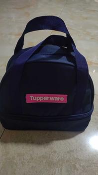 Product Review of Tas Bekal CNC Double Bag Motif Polos (Zipper Bunga Es) - Multifungsi from H**o Y**i 0