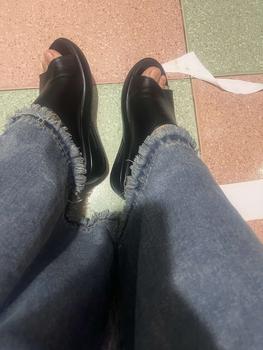 Product Review of DÉP DA CAO CẤP HỞ MŨI CAO 7CM Nữ DéP Shoes from P**G A** Á** D**💎 0