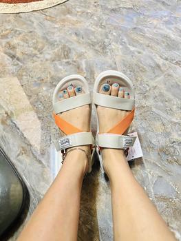 Product Review of Sandal Buenas 2828 nam nữ đế cao 3cm nhẹ êm - dép quai hậu quai chéo đi học, đi làm, đi chơi from 🌷**🌹 1