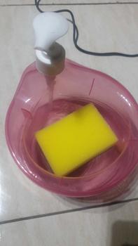Product Review of PUMP SABUN CUCI PIRING FREE SPONS/TEMPAT SABUN CUCI PIRING VIRAL/DISPENSER SABUN CUCI PIRING from m**a 0