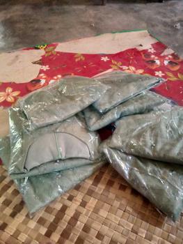 Product Review of Gamis terbaru Brokat  Motif tile bordir SABRINA DRESS elegan simple cantik ukuran L XL XXL JUMBO from a**a 2