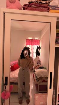 Product Review of JINISO LEVEL UP - 223 Ultra loose Highwaist Celana Jeans Wanita Warna Hazelnut from S**’ 1