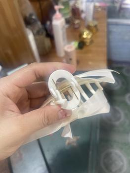 Product Review of Kẹp Tóc Nhựa Đường Lớn Sáng 10Cm, Kẹp Tóc Cuộn, Phụ Kiện Tóc Thời Trang Cho Bé Gái Thanh Lịch, Phụ Nữ from T**9 1