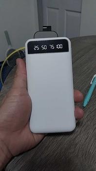 Product Review of พาวเวอร์แบงค์ 30000 mah  รุ่น YM401S powerbank เพาเวอร์แบงค์ แบตเตอรี่สำรอง from อ**่ 0